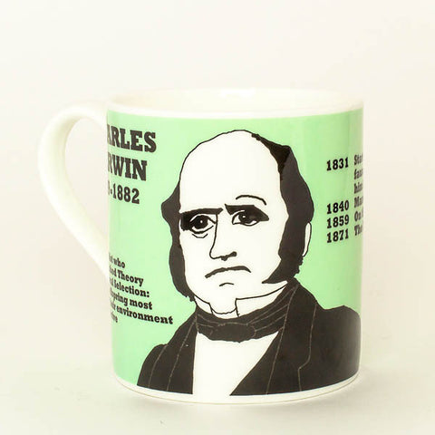Charles Darwin mug by Cole of London