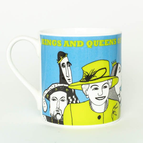 Kings and queens mug by Cole of London