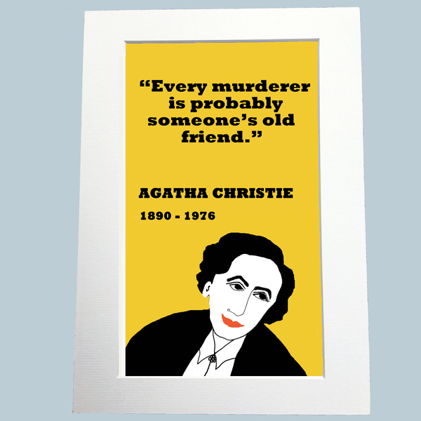 Agatha Christie Print