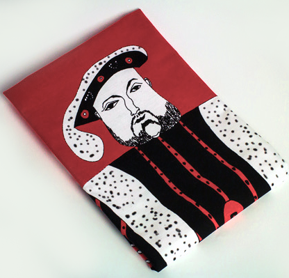 Henry VIII tea towel by Cole of London
