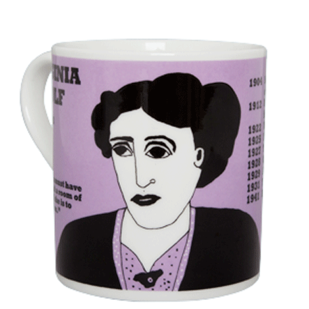 Virginia Woolf mug by Cole of London