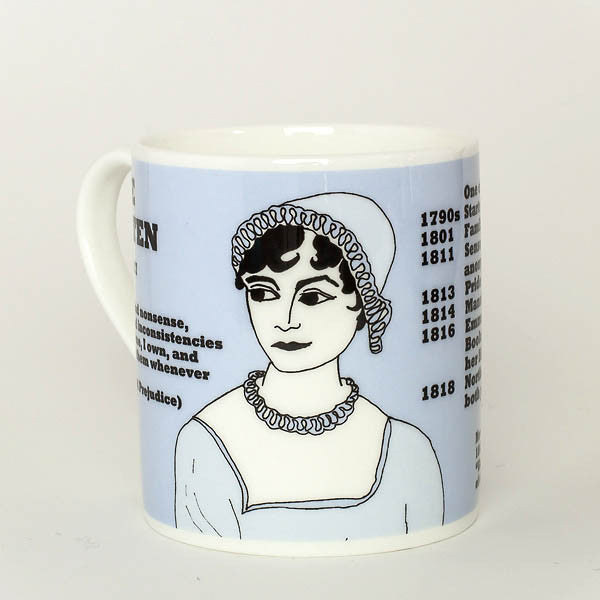 Jane Austen mug by Cole of London