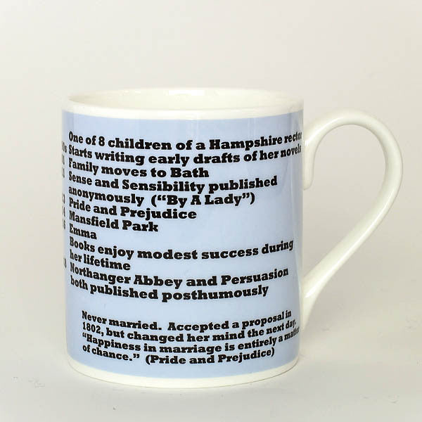 Jane Austen mug by Cole of London