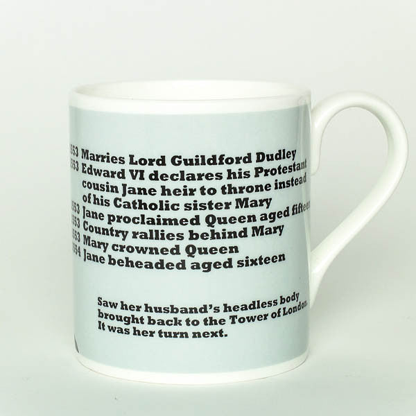 Lady Jane Grey mug by Cole of London