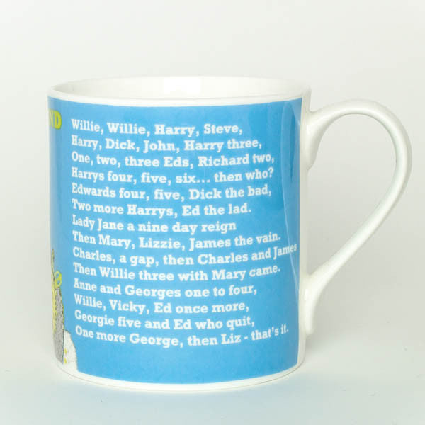 Kings and queens mug by Cole of London