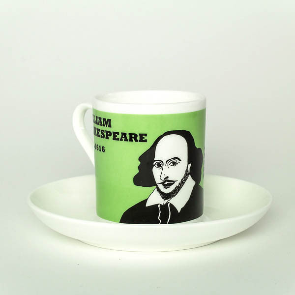 William Shakespeare espresso cup by Cole of London