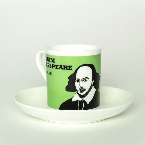 William Shakespeare espresso cup by Cole of London