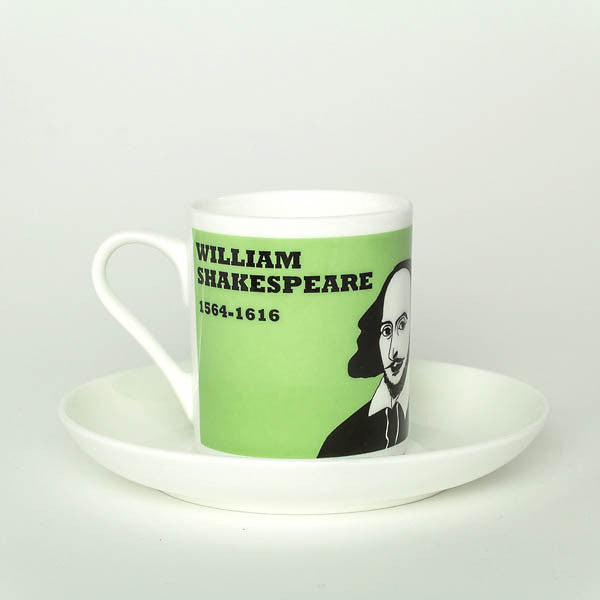 William Shakespeare espresso cup by Cole of London
