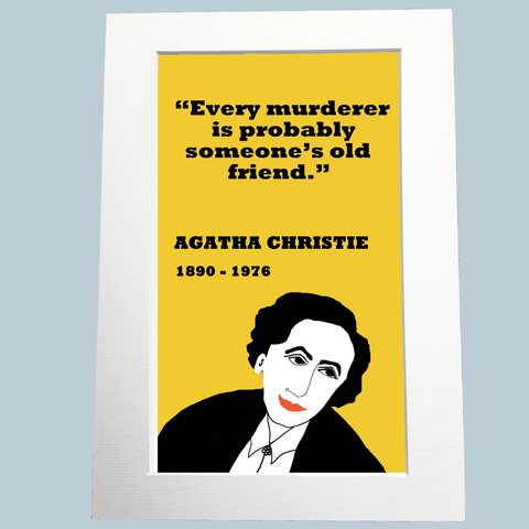 Agatha Christie Print