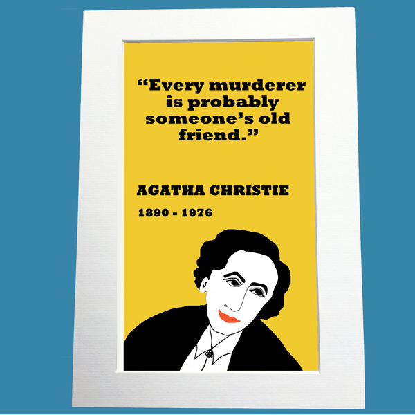 Agatha Christie Print