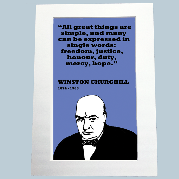 Winston Churchill Print