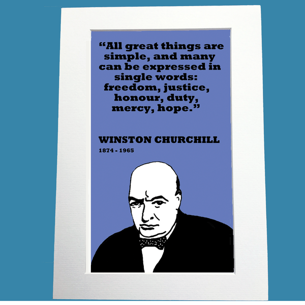 Winston Churchill Print