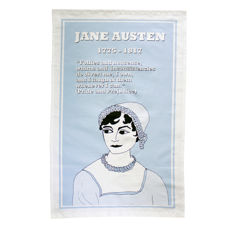 Jane Austen tea towel