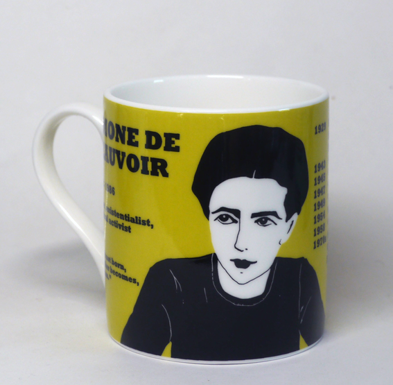 Simone de Beauvoir mug