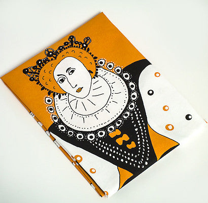 Elizabeth I tea towel by Cole of London