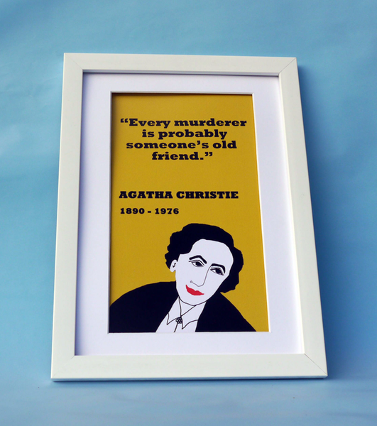 Agatha Christie Print